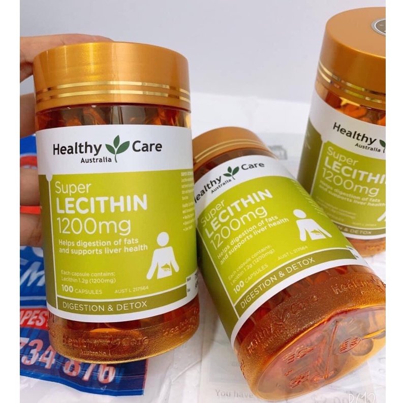 Viên Uống Mầm Đậu Nành - Mầm Đậu nành Healthy Care Super Lecithin Úc