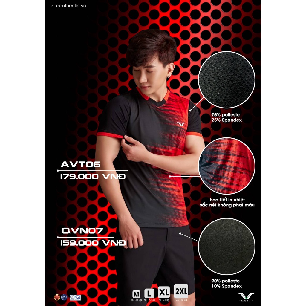 ⚡️FREE SHIP⚡️ÁO THUN NAM CẦU LÔNG CHUẨN THI ĐẤU- HÀNG CHÍNH HÃNG, GIÁ CỰC SỐC