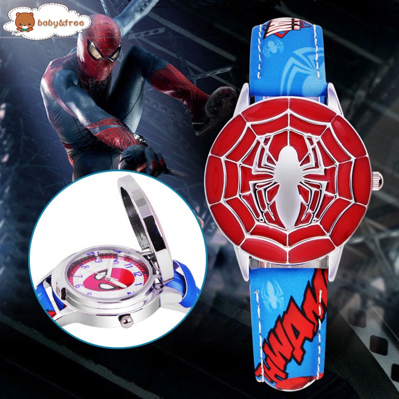 Đồng hồ phong cách Spider-Man/Avengers mẫu mới cho bé | BigBuy360 - bigbuy360.vn