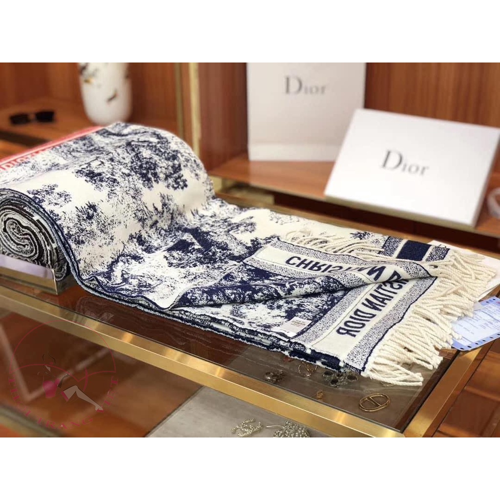 Khăn choàng Dạ Lông Cừu Hiệu Dior cao cấp