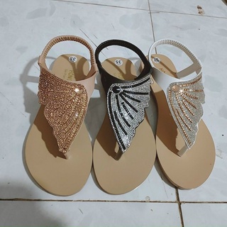 Sandal quai đính đá quai kẹp xinh