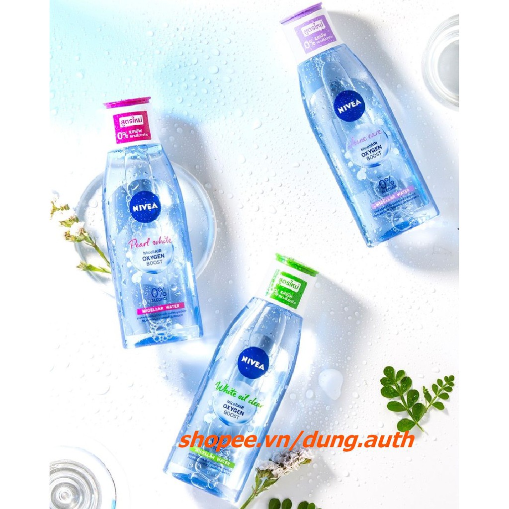 Nước Tẩy Trang 200Ml Nivea Xann Cho Da Nhờn Micellar Water Ngăn Nhờn Và Ngừa Mụn