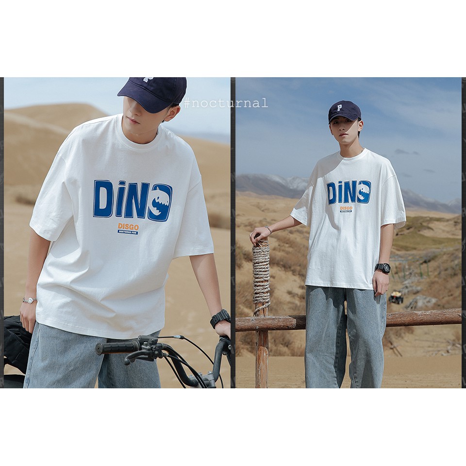 Áo T-Shirt Tay Lỡ Dino Tee Unisex Nocturnal