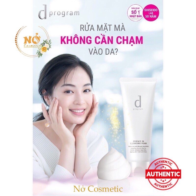 Sữa Rửa Mặt Tạo Bọt dưỡng da  Giảm Mụn Hiệu Quả_Dprogram Essence In Cleansing Foam 120g
