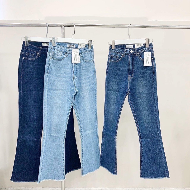 Quần Loe Jean 9 tấc lai tua cắt đẹp xuất sắc khách ơi