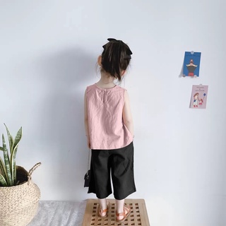 Đồ Bộ Bé Gái Áo Bà Ba Chất Liệu Lụa Cao Cấp Mầm Store