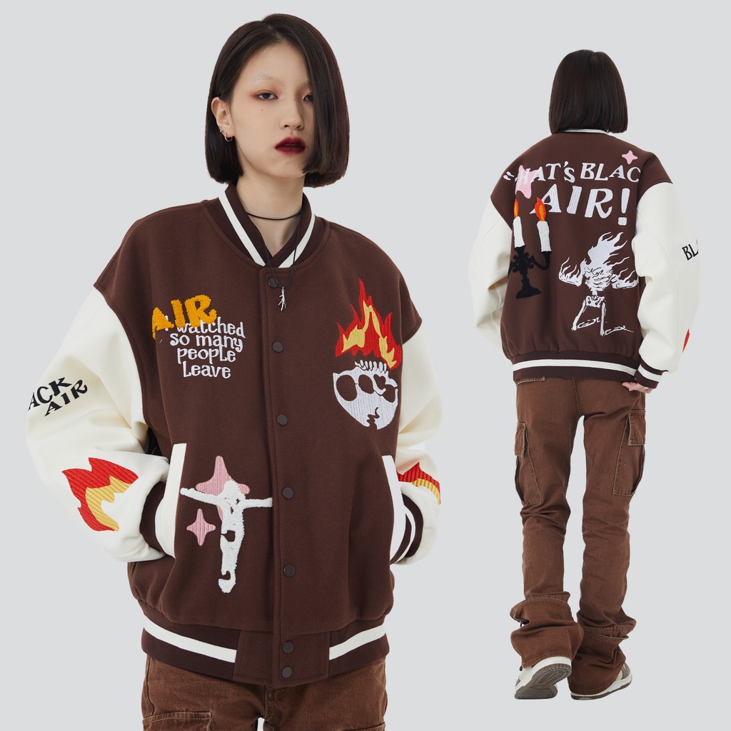 Áo khoác Made Extreme Shattered Varsity Jacket