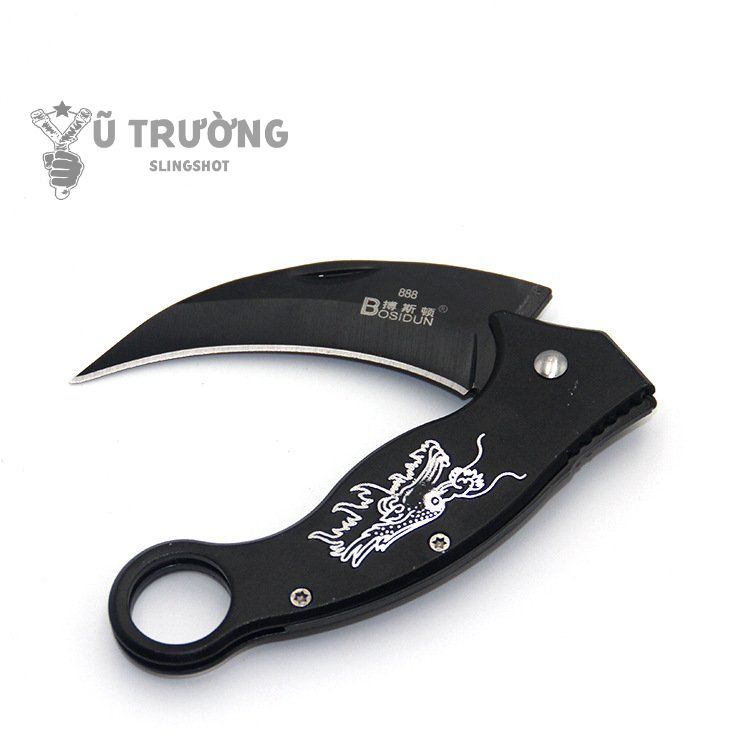 Dao Gấp Gọt Hoa Quả Karambit, Chống Gỉ Sét, Phụ kiện văn phòng phẩm, Đi Dã Ngoại Cực Tốt DP3