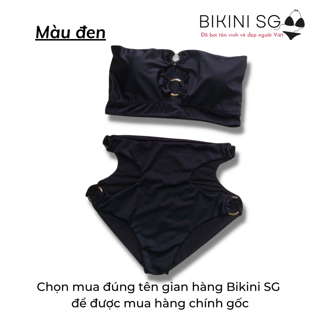 Sét bikini bigsize 2 mảnh quây cúp ngực khoen tròn sexy Bikini SG