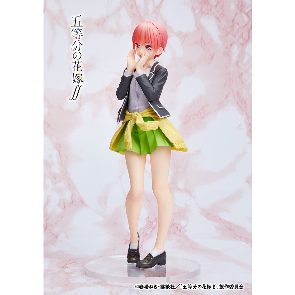 Mô Hình Figure Nhân Vật Anime Gotoubun no Hanayome ∬ - Nakano Ichika - Coreful Figure - Seifuku ver. (Taito) chính hãng