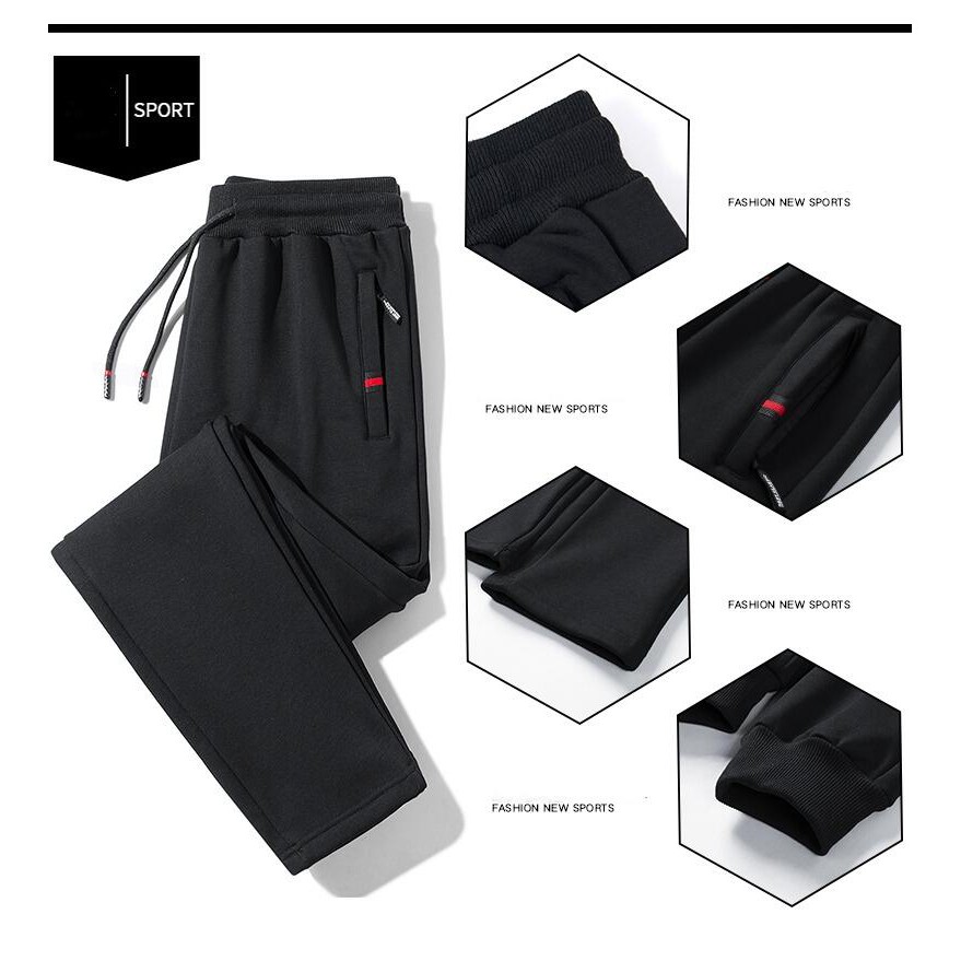 Quần Thể Thao Lụa Có Túi Phong Cách Hàn Quốc Cho Nam (M-8Xl) | BigBuy360 - bigbuy360.vn