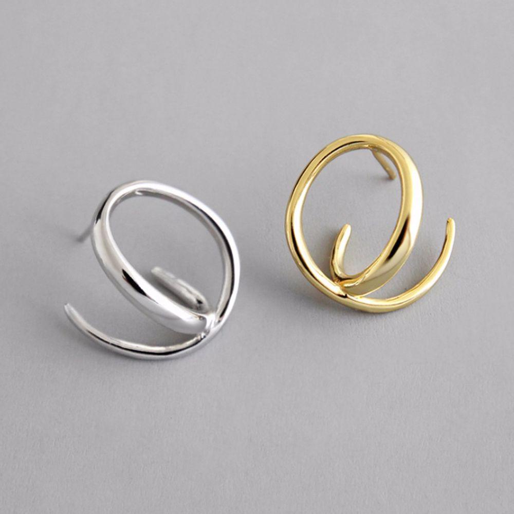 Bông Tai Bằng Đồng Đơn Giản Thời Trang Hàn Quốc Dành Cho Nữ