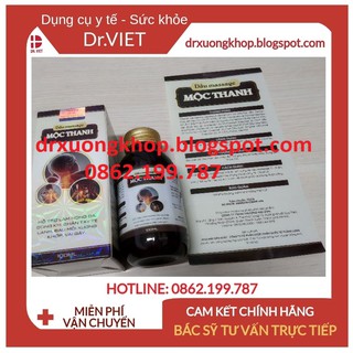 Dầu xoa bóp Mộc Thanh- Hỗ trợ đau mỏi cơ, đau lưng, đau khớp, đau vai gáy, đau do thấp khớp, bong gân, thâm tím hiệu quả
