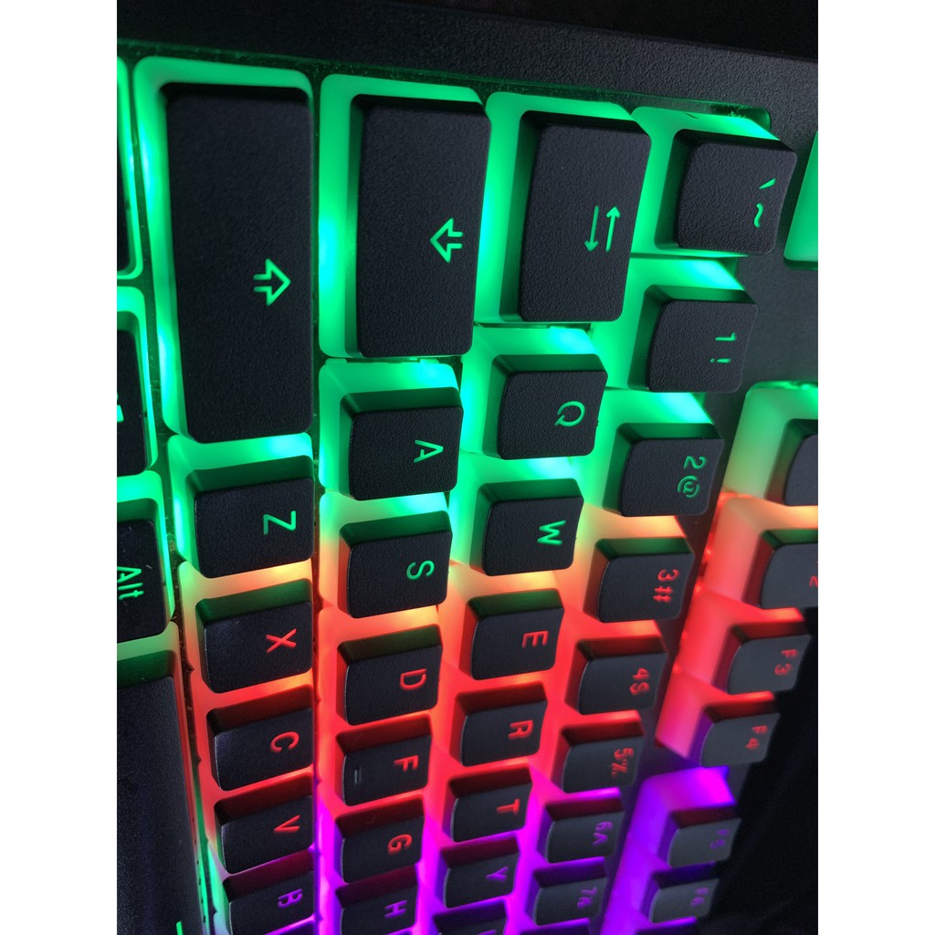 Keycap Pudding PBT 108 phím Xuyên LED,Double Shot | BigBuy360 - bigbuy360.vn