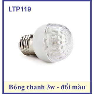 Bóng đèn chanh led 5W đui E27 ánh sáng đổi màu tự động