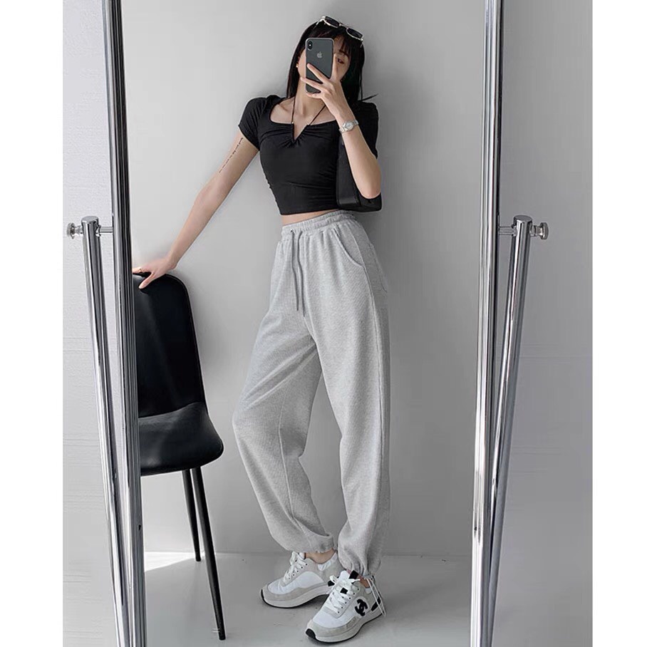 Quần Bom Bo Chun Ống Chất Nỉ Bông Dày Dặn | BigBuy360 - bigbuy360.vn