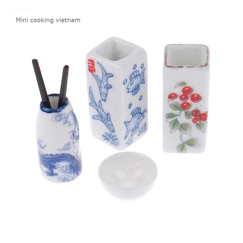 Ống Đũa Gốm Sứ Mini / Mini cooking vietna