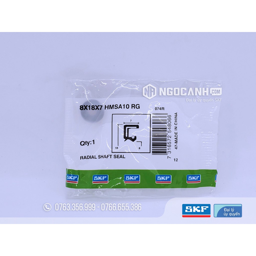 Phớt chặn dầu SKF dành cho trục 8mm
