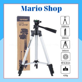 Gậy 3 chân chụp hình tripod tf 3110 - mario - tripod chụp ảnh livetream, quay tiktok, kéo dài hơn 1mét