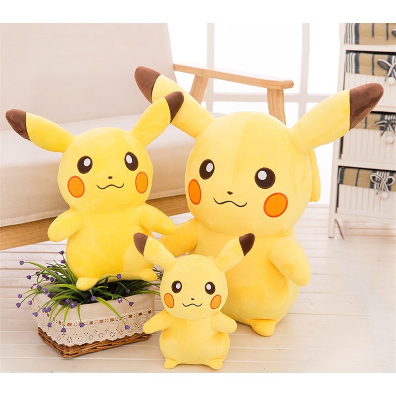 (Hàng thật) Gấu bông Pokemon Pikachu HQP 35cm