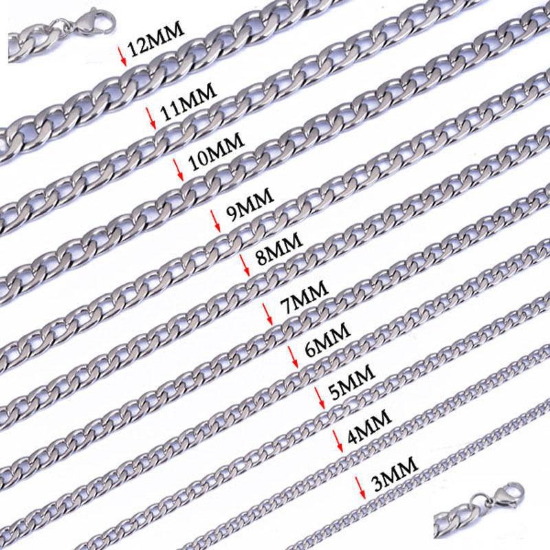 Dây Chuyền Nam Nữ Titan Sáng Bóng, Vòng Cổ Trơn Cuban basic bản lớn Tinh Tế