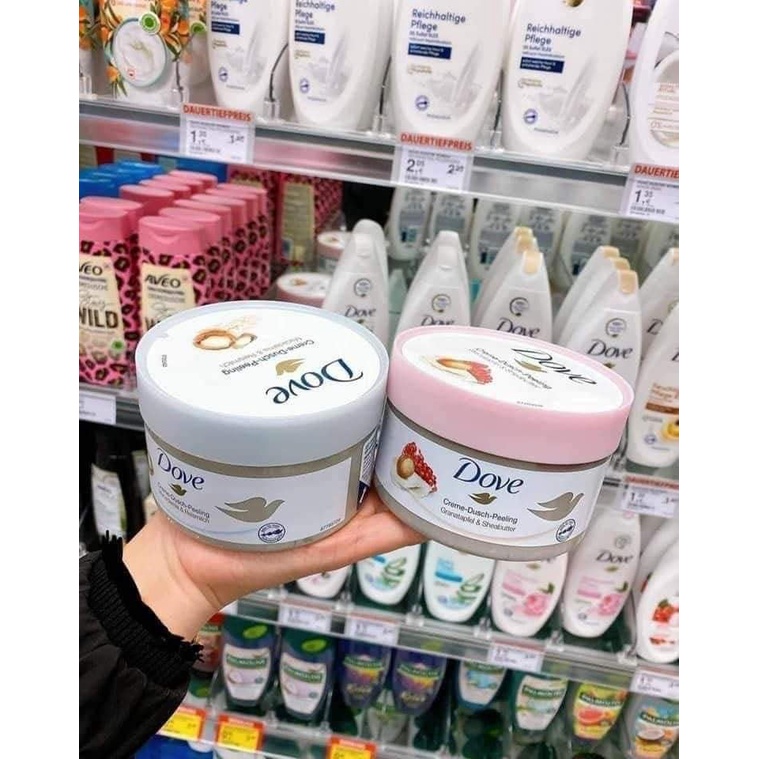 Tẩy da chết body Dove