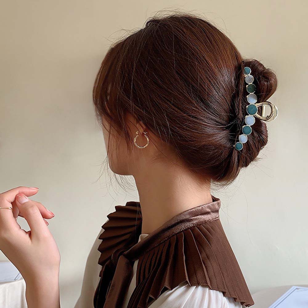 Kẹp tóc càng cua màu kẹo phong cách Hàn Quốc thời trang nữ