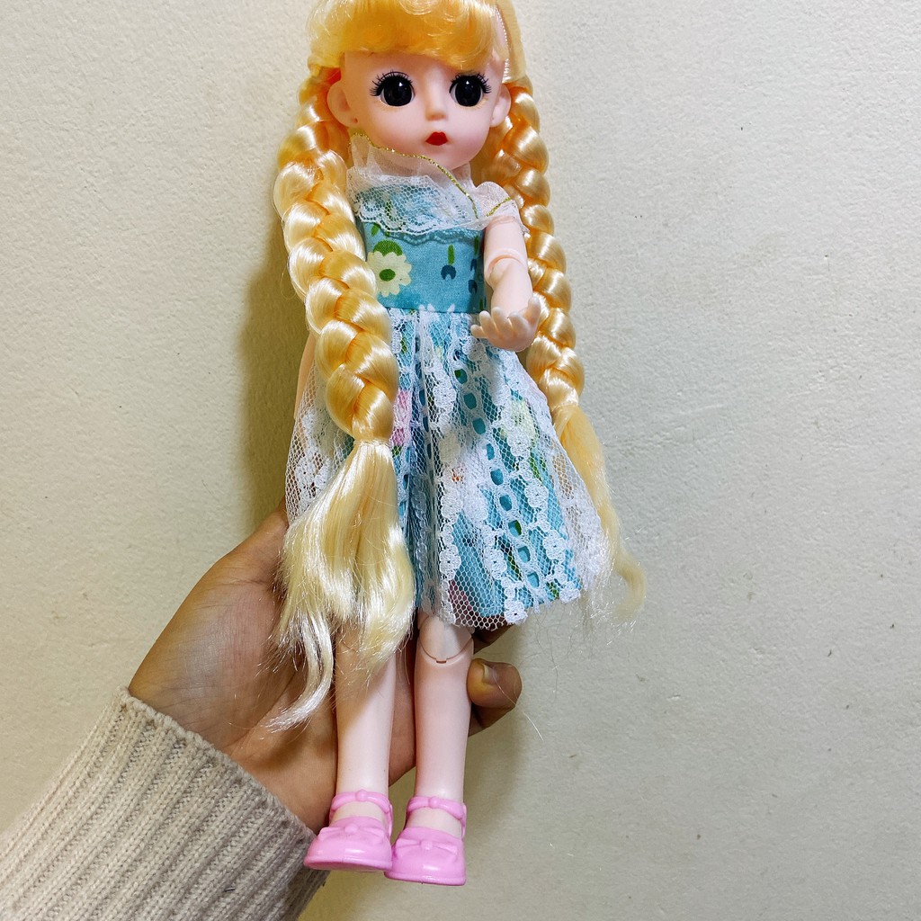 Set búp bê barbie 17cm đáng yêu dùng làm quà tặng sinh nhật cho bé gái