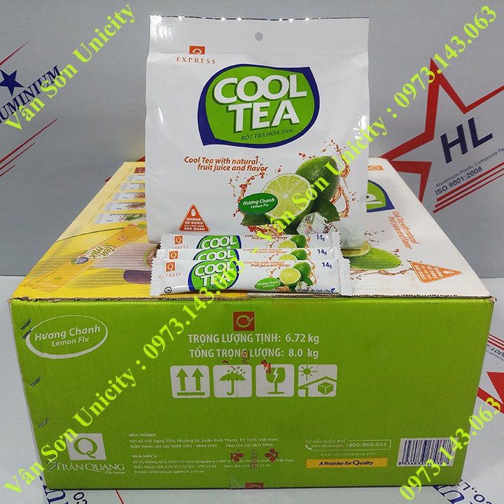 Trà Chanh Trần Quang bịch 336g (24 gói dài * 14g)