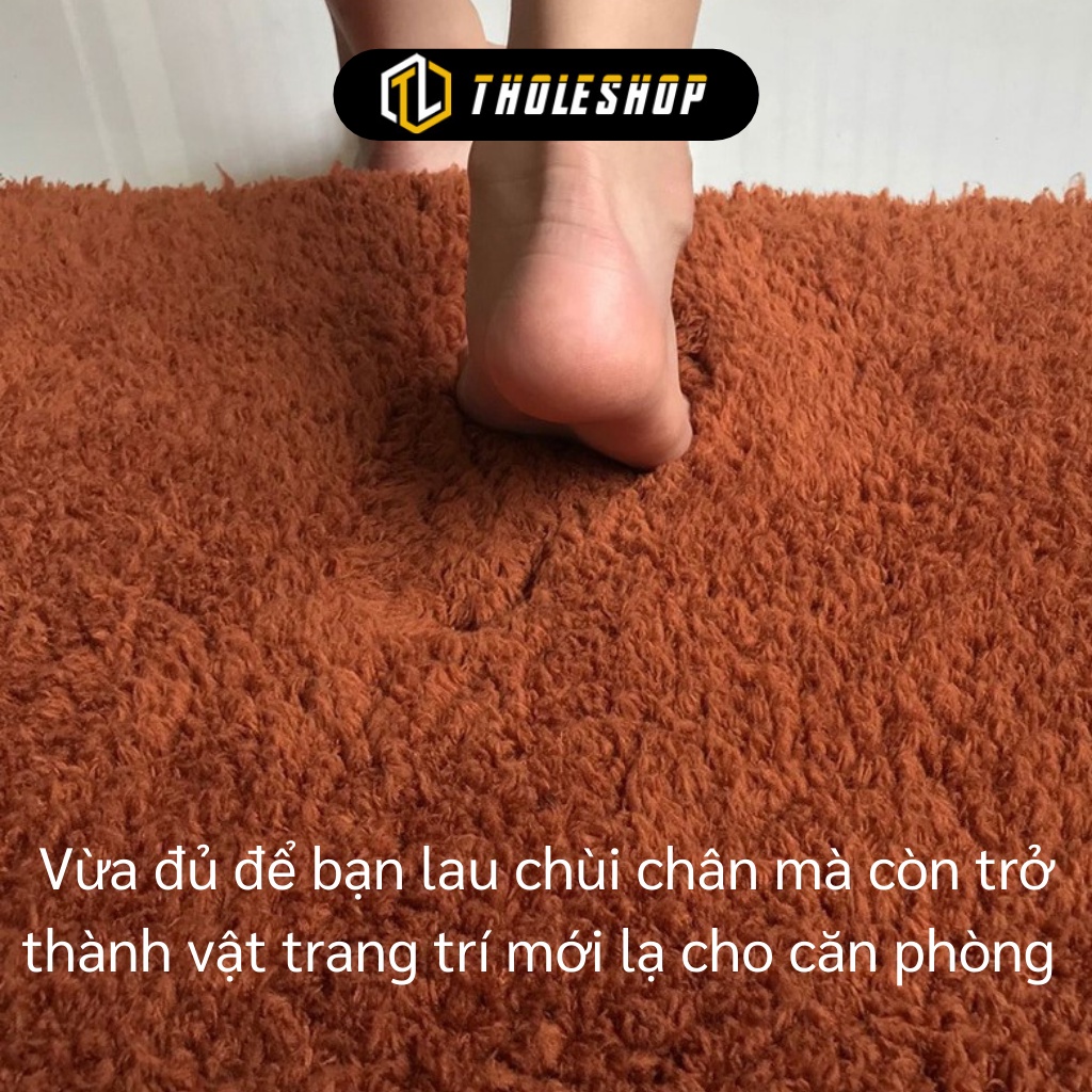 Thảm Lau Chân - Thảm Chùi Chân Len Sợi Nhỏ, Thấm Hút, Chống Trượt, Giặt Nhanh 5202