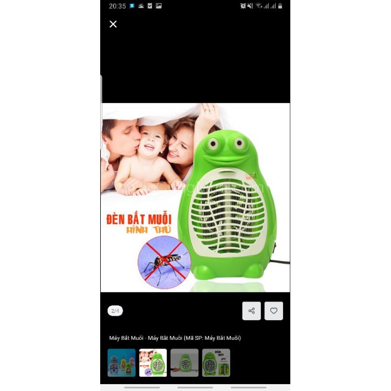 thanh lý máy bắt muỗi con vịt