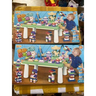 BÀN XẾP HÌNH LEGO CHO BÉ