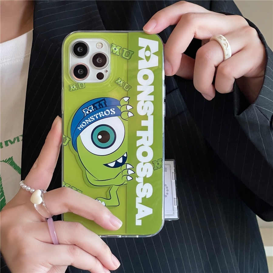 Ốp Điện Thoại Họa Tiết Hoạt Hình mike wazowski & james Cho iphone 15 pro max 14 pro max 13 pro max 12 pro max 11 pro max Ốp Điện Thoại sulley Cứng Cho Vivo