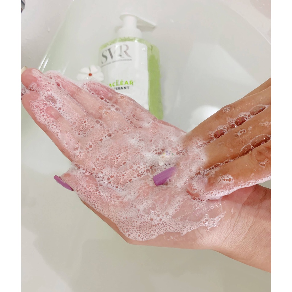 Gel rửa mặt không có xà phòng, làm sạch và loại bỏ tế bào da chết SVR SEBIACLEAR Gel Moussant 400ml