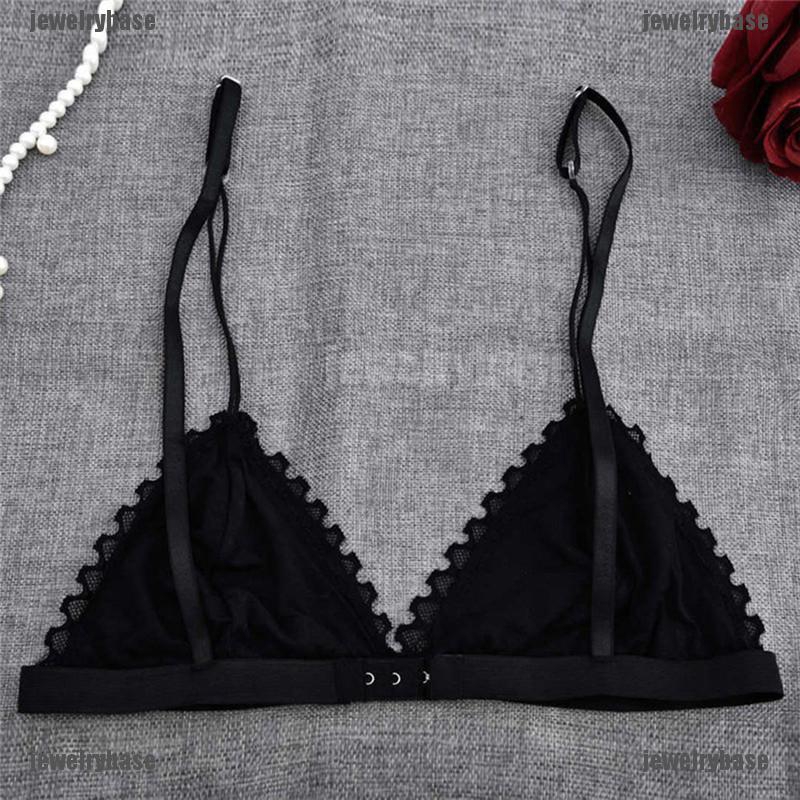 [Mã FASHIONT4WA2 giảm 10K đơn 50K] Áo ngực kiểu tam giác họa tiết ren hoa không có miếng đệm ngực dành nữ | BigBuy360 - bigbuy360.vn