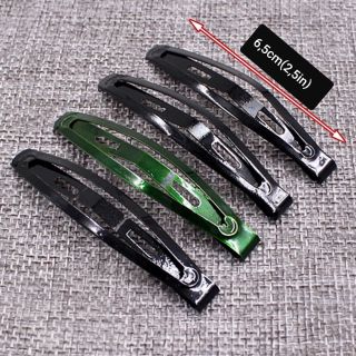 Set 2 kẹp tóc giọt nước nhiều màu(loại 6,5cm)