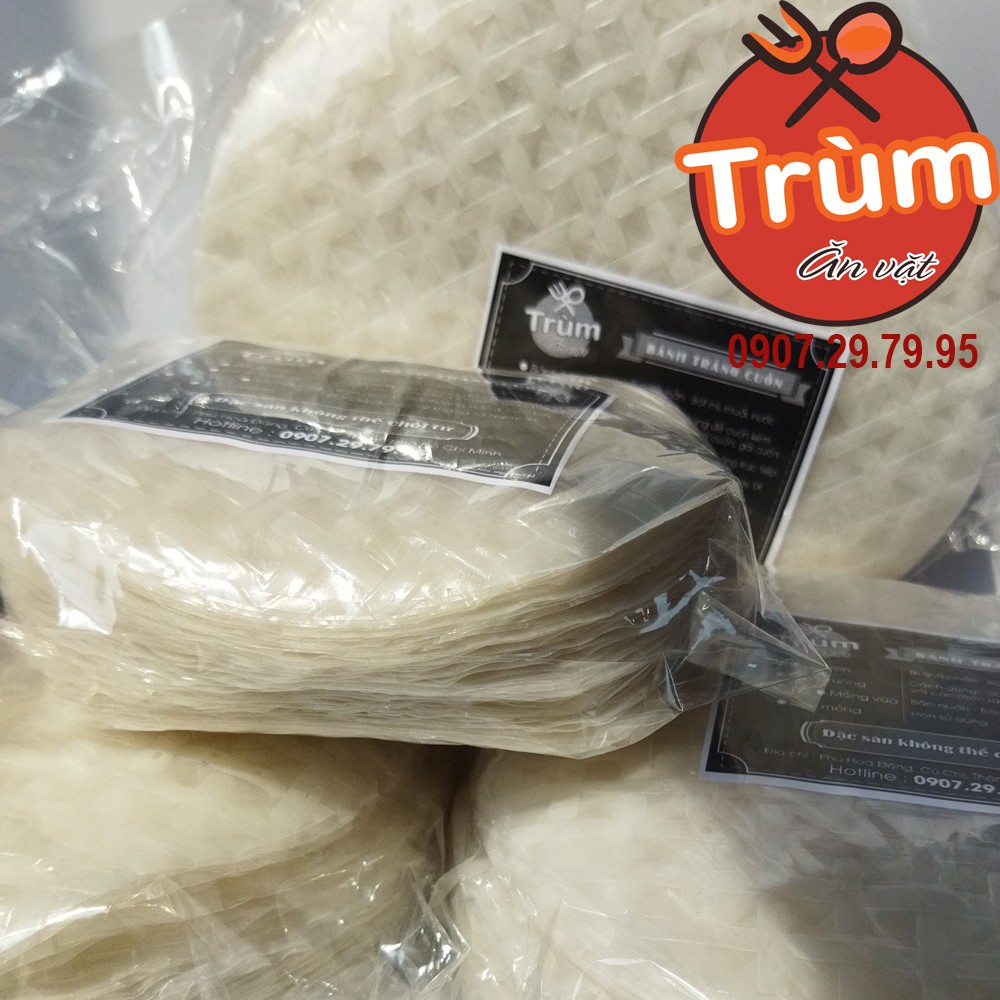 Bánh tráng cuốn thịt - loại tròn mỏng 16cm