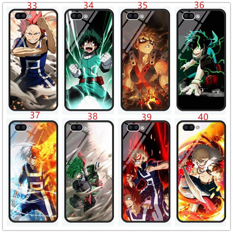 Ốp Điện Thoại Kính Cường Lực In Hình anime my hero Academy Cho redmi note 10 / redmi note 10 pro