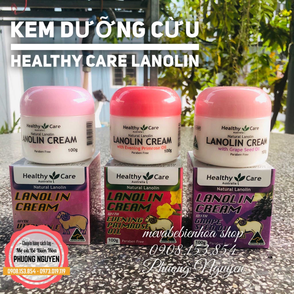 Kem dưỡng Healthy Care Lanolin Cream