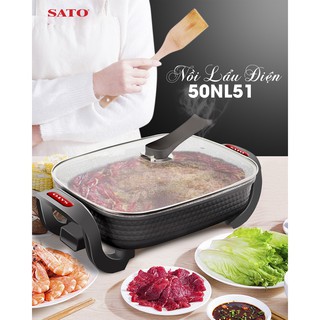 Nồi lẩu điện đa năng SATO 50NL51 5.0L ( Hàng chính hãng )