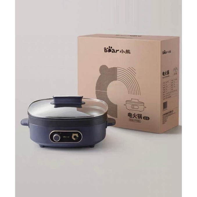 Nồi lẩu điện đa năng chống dính BEAR 7L  DHG - P70B1 /cao cấp bảo hành 12 tháng