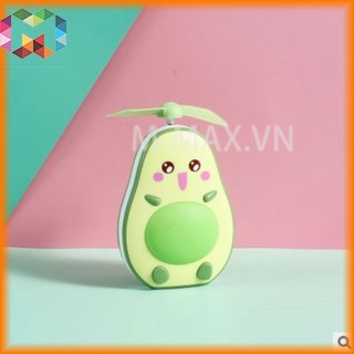 Quạt mini cầm tay hình quả bơ dễ thương tiện dụng | BigBuy360 - bigbuy360.vn