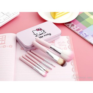 Bộ cọ trang điểm cá nhân 7 món Kitty