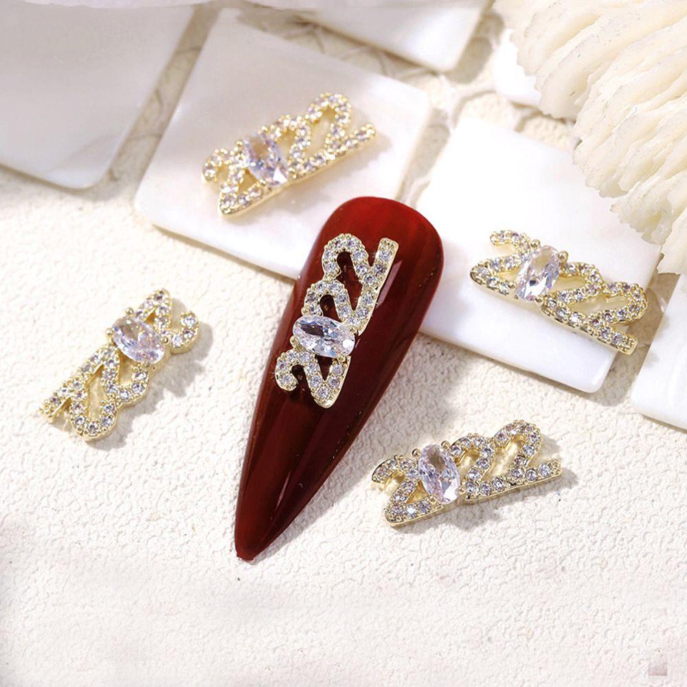 OCEANMAP Phụ Kiện Trang Trí Móng Tay 3D DIY Charms