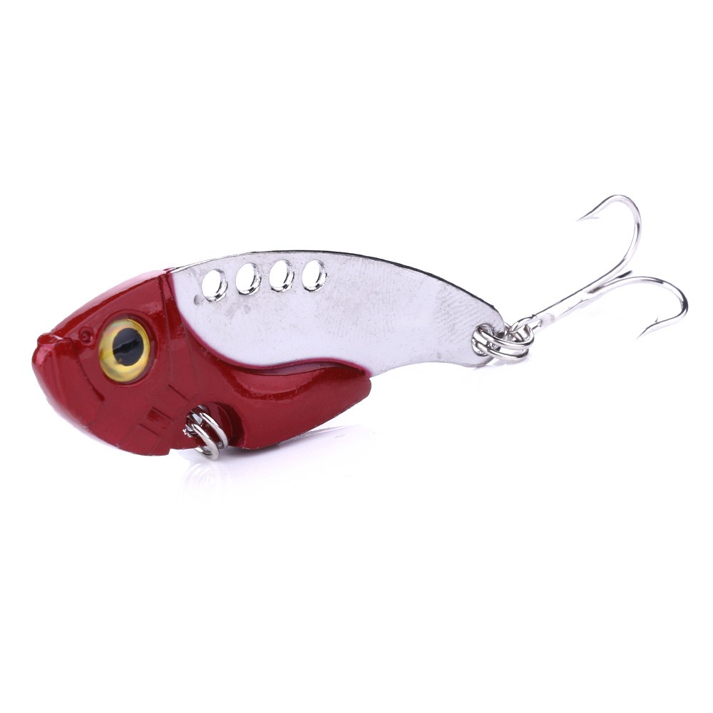Mồi câu cá giả bằng kim loại nhiều màu sắc sặc sỡ chất lượng cao 5.5cm 11g