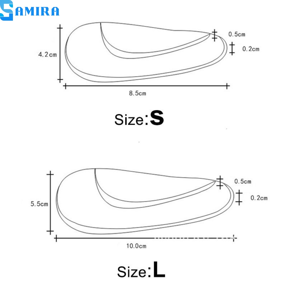 Cặp lót giày gel hỗ trợ tạo vòm chỉnh hình bàn chân bẹt hiệu quả tiện lợi CAO CẤP SA9