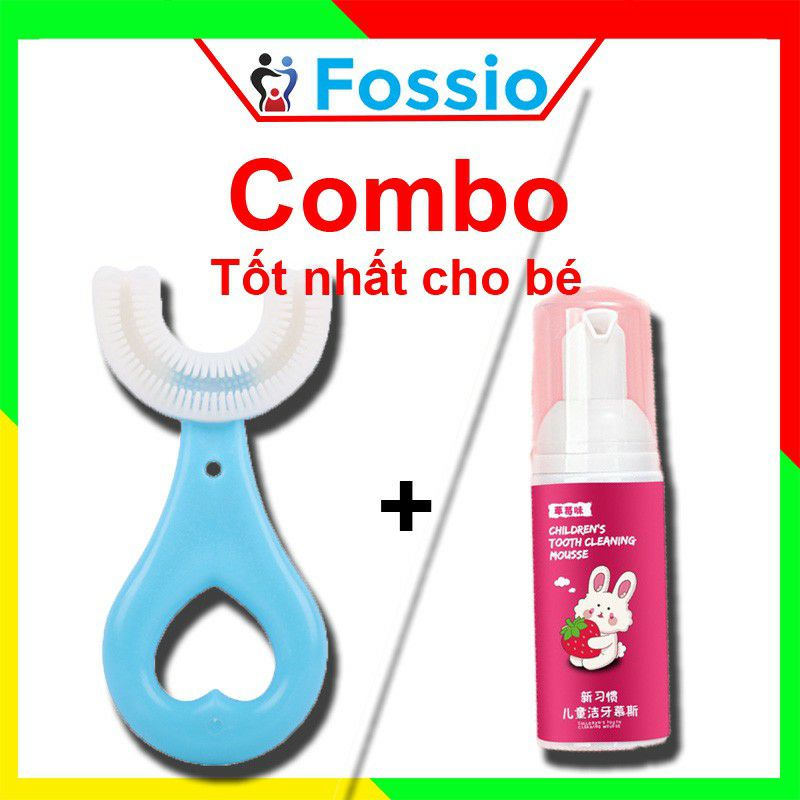 Bàn chải đánh răng cho bé chữ u chất liệu Silicon chịu được lực cắn, cho bé từ 2 tuổi - 6 tuổi# và 6 tuổi_12 tuổi#