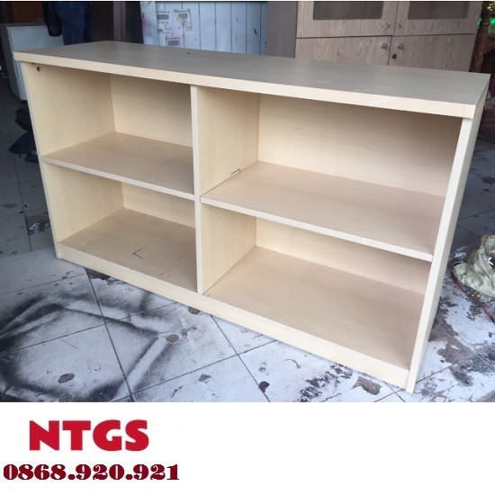 {Freeship}Thanh Lý Kệ Gỗ 1M3x75 Cũ 4 Ngăn THS487