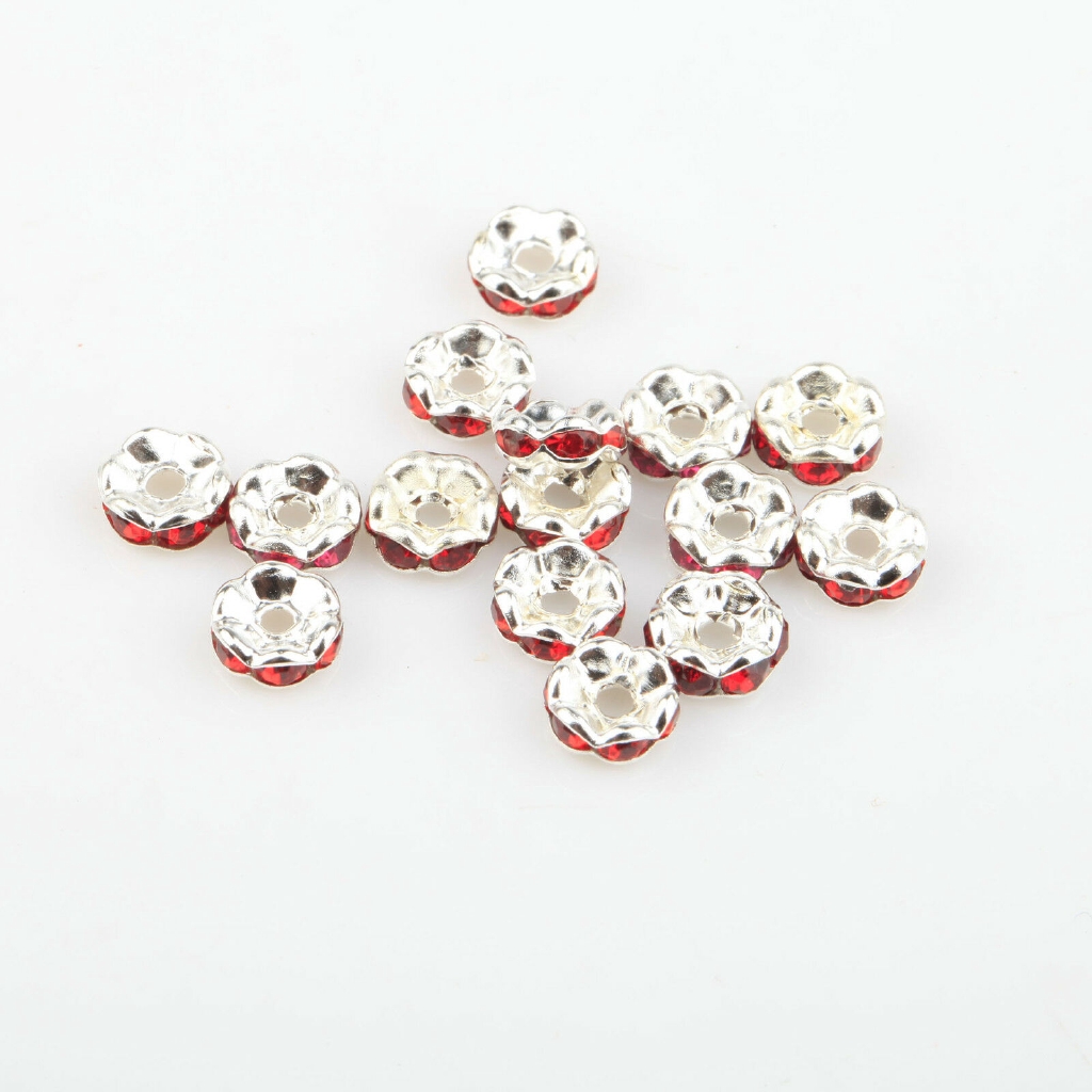 100 Hạt pha lê 6mm sang trọng tự làm trang sức