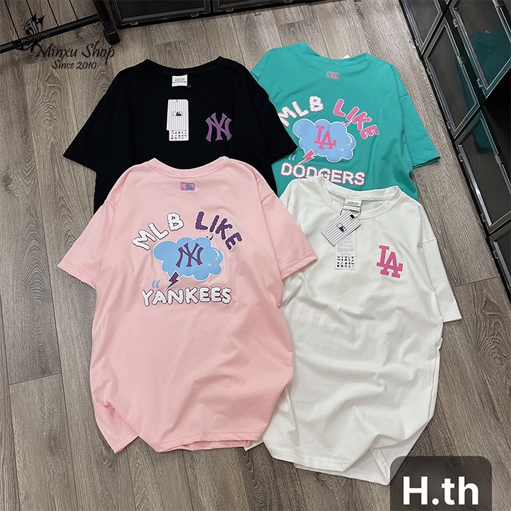 Áo phông nữ dáng rộng, áo thun 100% cotton cao cấp dáng dài nhiều hình Hót Trend Minxu shop AP99